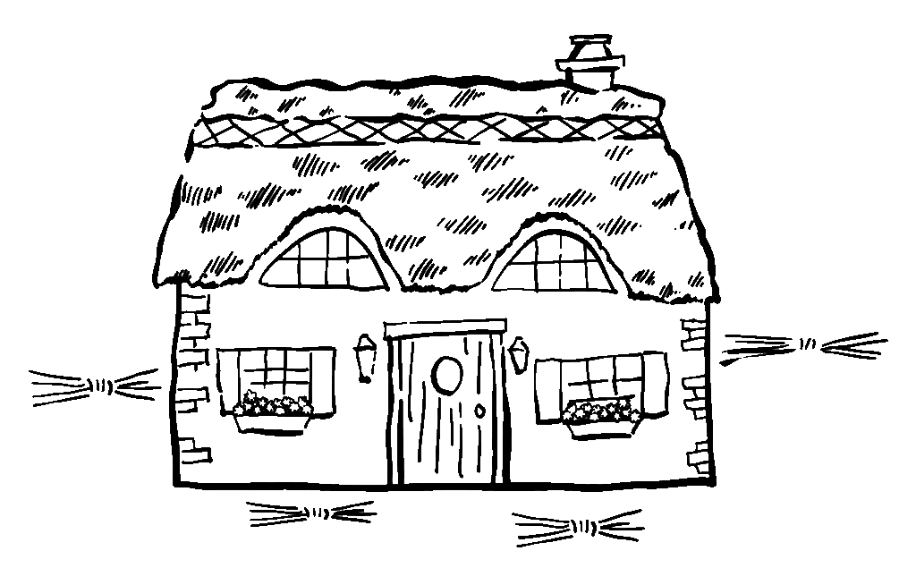 thatch house artwork