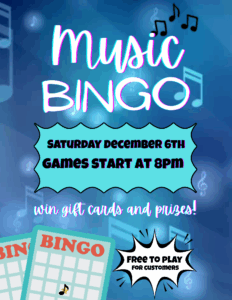 Music Bingo website