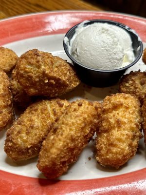 fried fritter plate