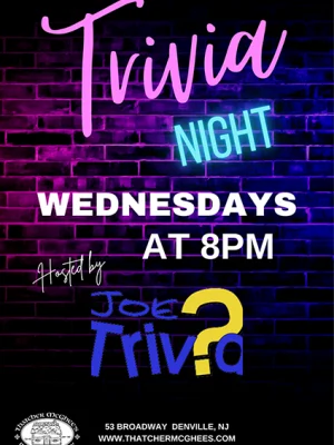 Denville trivia night flyer