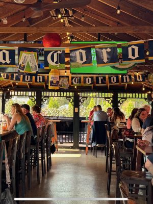 Pompton location covered outdoor bar